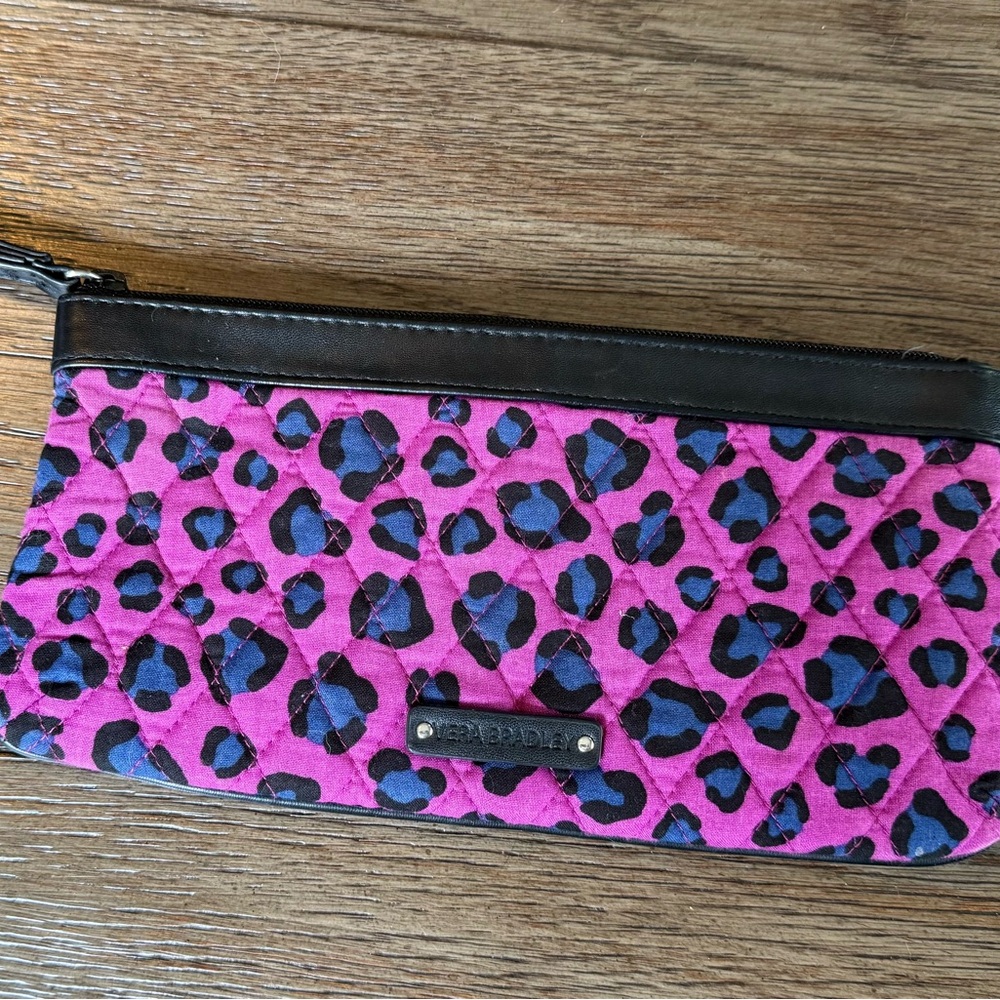 Vera Bradley Leopard Wristlet